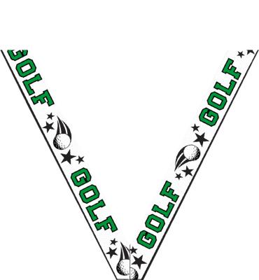 Golf Varsity Neck Ribbon