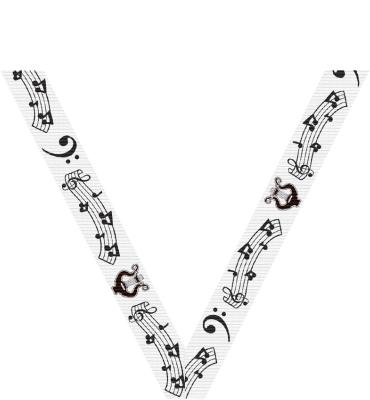 Music Sport Neck Ribbon