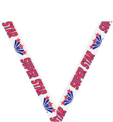Super Star Sport Neck Ribbon