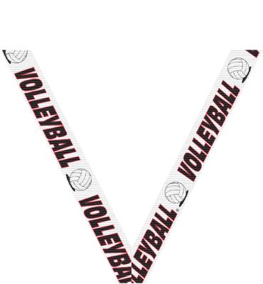Volleyball Sport Neck Ribbon