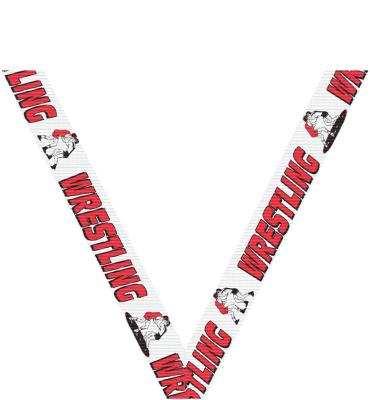 Wrestling Sport Neck Ribbon