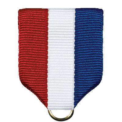 PIN DRAPE-R/W/B (PIN ON BACK)