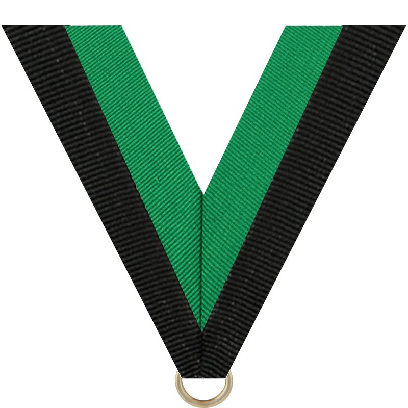 7/8"X30" GREEN/BLACK NECK RIB