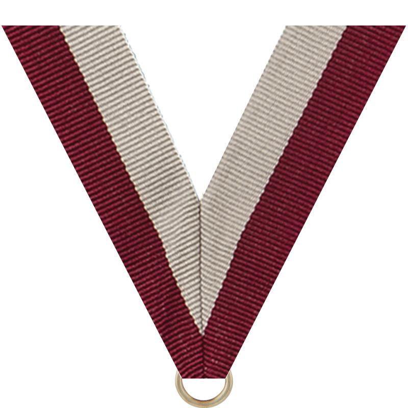 7/8"X30" MAROON/GREY