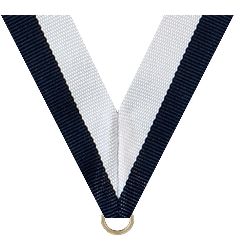 7/8"X30" NAVY BLUE/WHITE