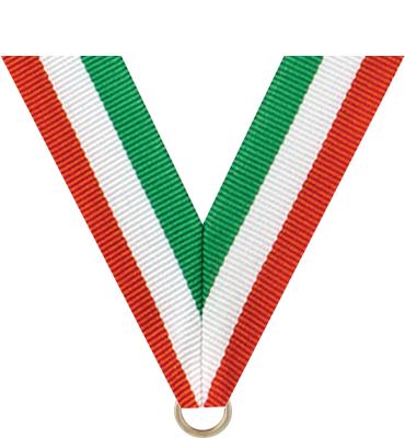 Orange White & Green