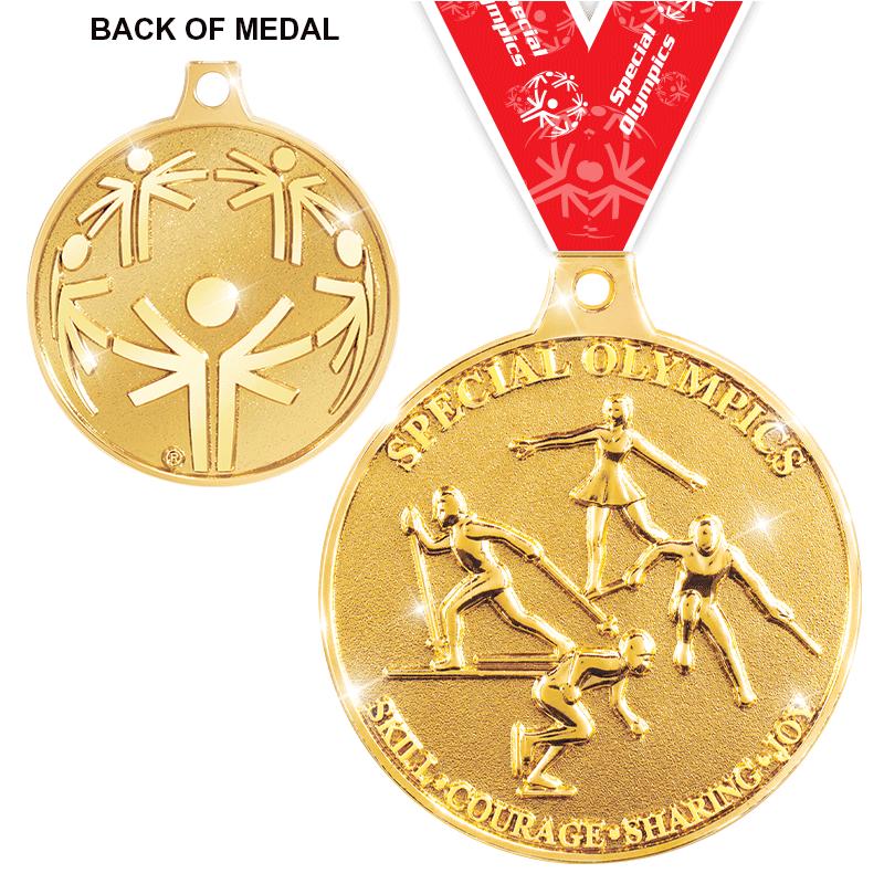 2" WINTER MEDAL GOLD