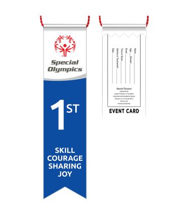 1st Place Special Olympics Ribbon