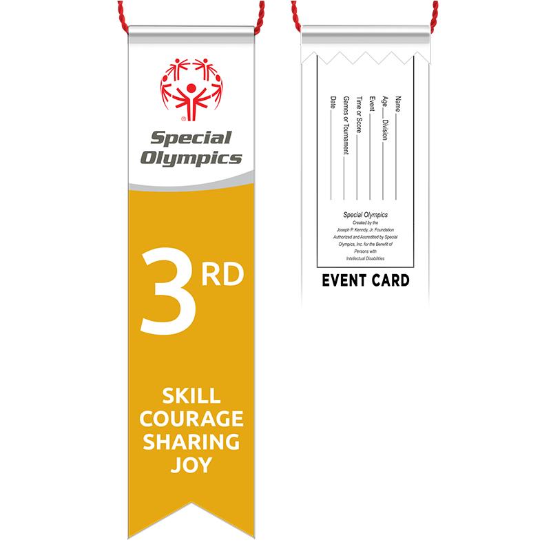 3RD PL SPECIAL OLYMPICS RIBBON