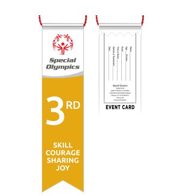 3rd Place Special Olympics Ribbon
