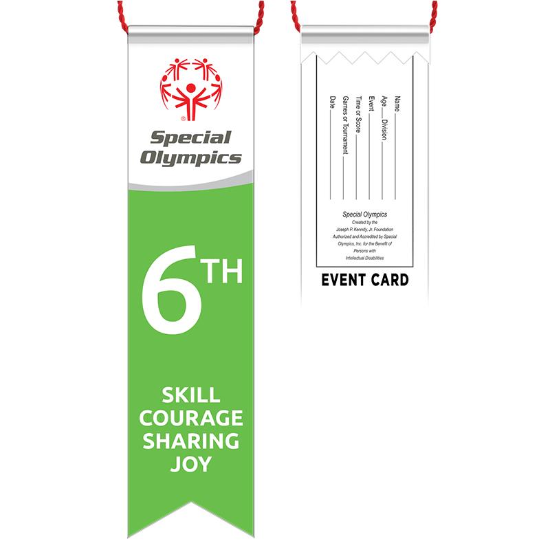 6TH PL SPECIAL OLYMPICS RIBBON