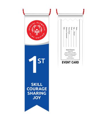 1st Place Unified Special Olympics Ribbon