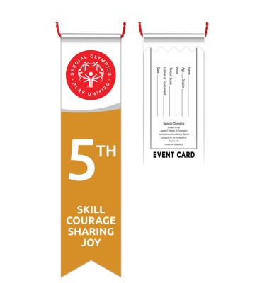 5th Place Unified Special Olympics Ribbon