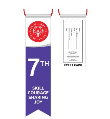 7th Place Unified Special Olympics Ribbon