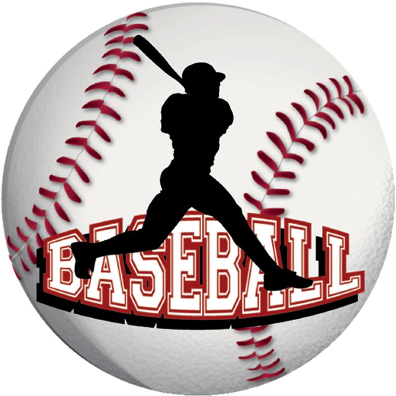 2" BASEBALL MUSCLE MAN STKR