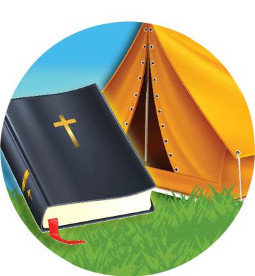 2" Bible Camp Sticker