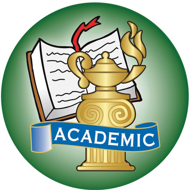 2" ACADEMIC STICKER