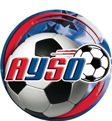 2" AYSO Soccer Ball Sticker