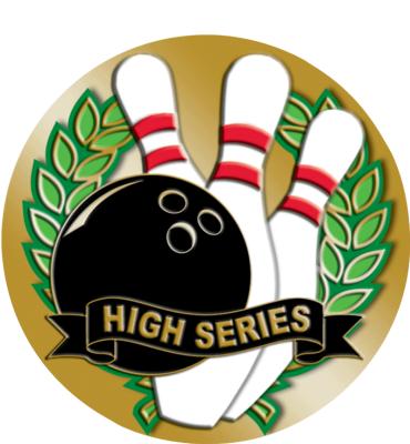2" Bowling High Series Sticker