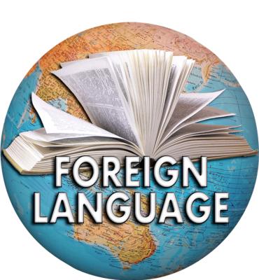 2" Foreign Language Sticker