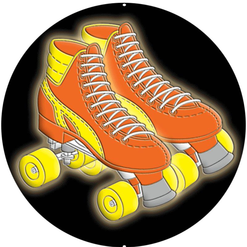 2" ROLLER SKATES STICKER