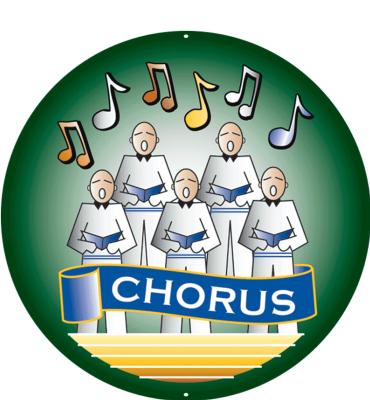 2" Chrous Banner Sticker