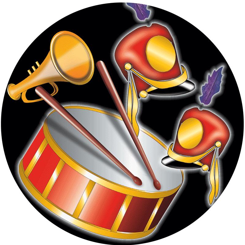 2" DRUM CORP STICKER