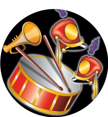 2" Drum Corp Sticker
