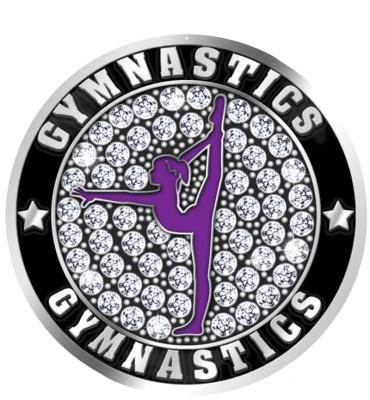 2" Gymnastics Ice Sticker