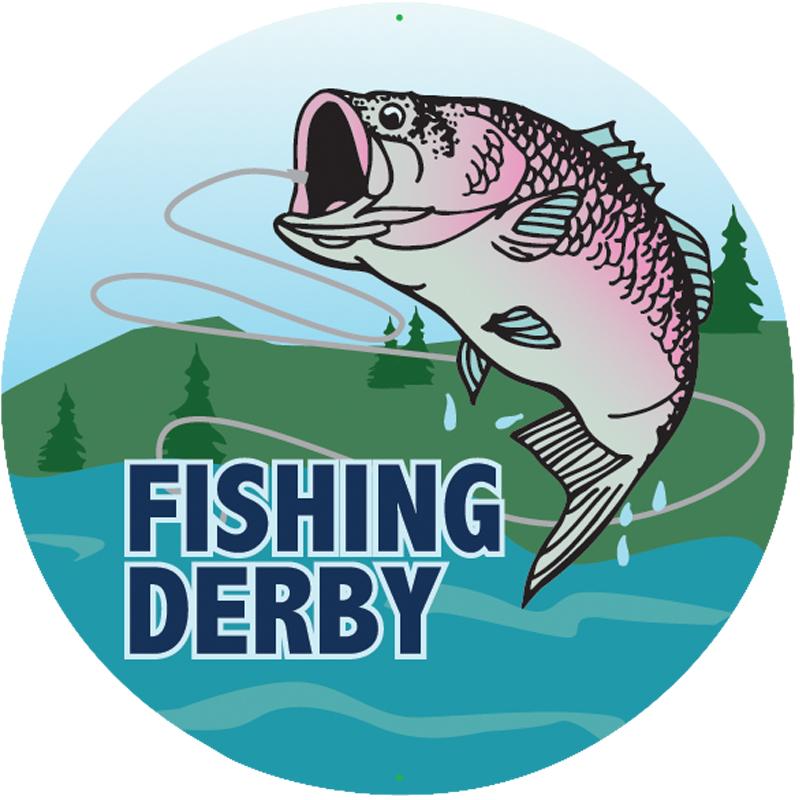 2" FISHING DERBY STICKER