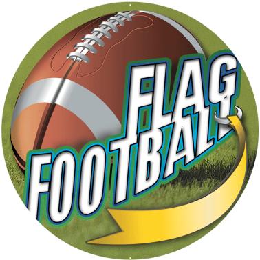 2&quot; Football Stickers | 2&quot; Flag Football Sticker