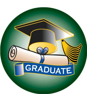 2" Gradute Cap/Diploma Sticker
