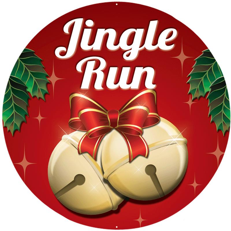 2" JINGLE RUN STICKER