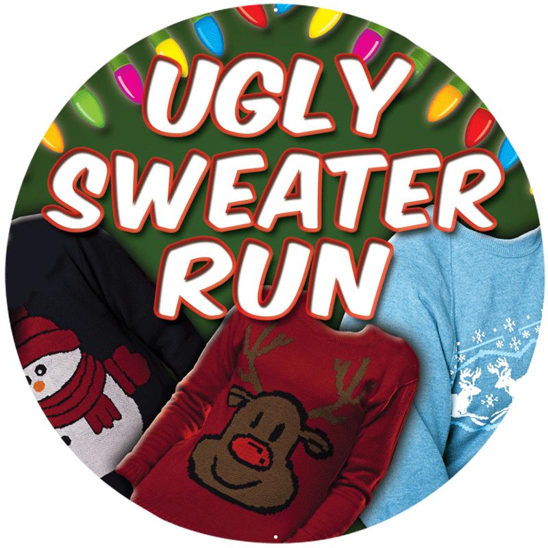 2" UGLY SWEATER RUN STICKER