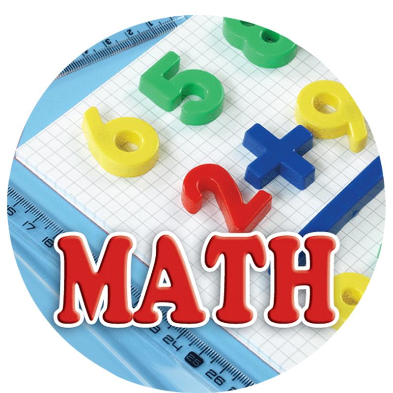 2" MATH NUMBER BLOCKS STICKER