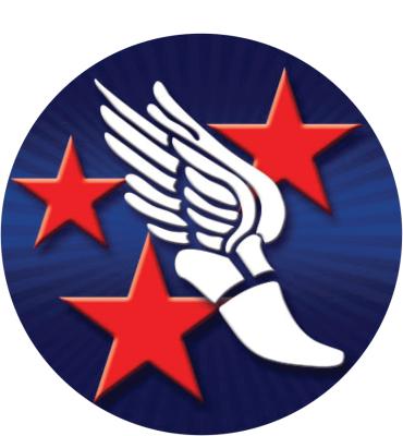 2" Winged Foot Majestic Sticker