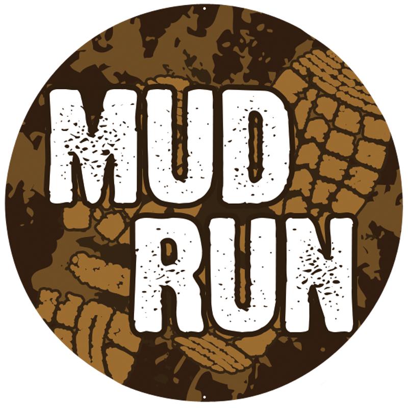 2" MUD RUN STICKER