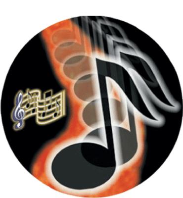 2" Music Note Sticker