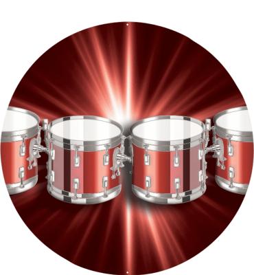 2" Drum Sticker