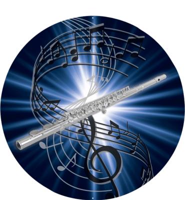 2" Flute Sticker
