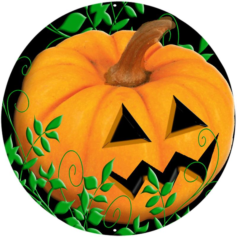 2" HALLOWEEN PUMPKIN STICKER