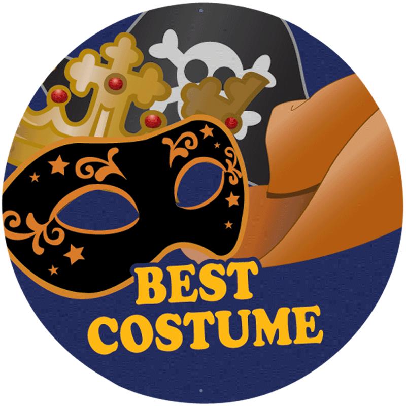 2" HALLOWEEN BEST COSTUME STKR