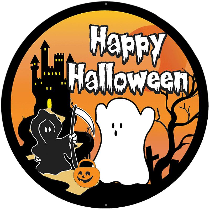 2" HAPPY HALLOWEEN STICKER