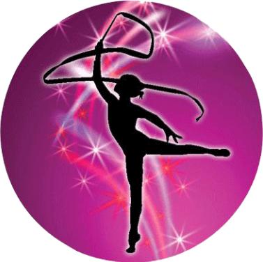 Gymnastics Silhouette - Gymnastics - Sticker