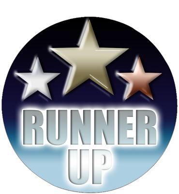 2" Runner Up Sticker