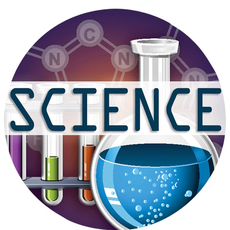 2" SCIENCE FLASK STICKER