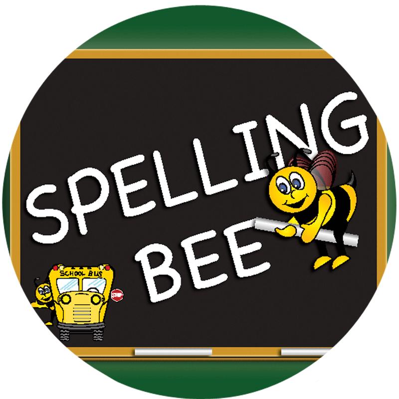 2" SPELLING BEE CHALKBOARD STK