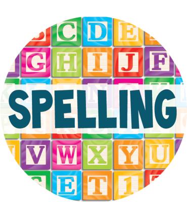 2" Spelling Letter Blocks Sticker