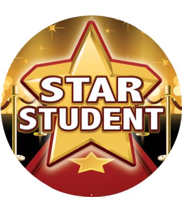 2" Star Student Sticker