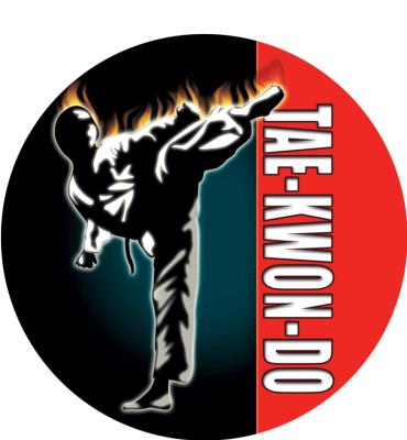 2" Taekwondo Kick Sticker